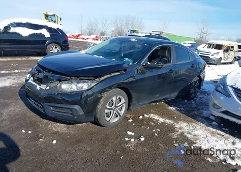 2017 Honda Civic Lx z USA, uszkodzony, nr VIN 2HGFC2F58HH547056